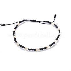 Verstellbare Nylonschnur geflochtenen Perlen Armbänder&nbsp;BJEW-P256-A01