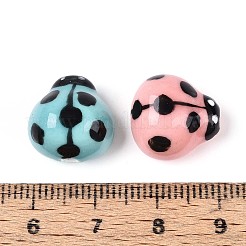 Perles en porcelaine manuelles&nbsp;PORC-N011-10-01
