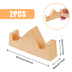 Supports de téléphone portable en bois&nbsp;DJEW-WH0038-97