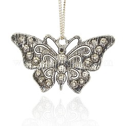 Vintage Schmetterling Halskette Zubehör&nbsp;TIBE-M001-80H