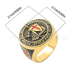 Legierung Emaille Fingerringe&nbsp;WG00E19-03