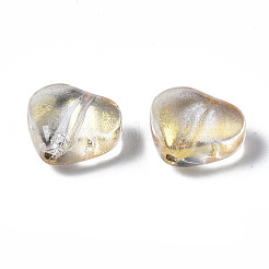 Perle di vetro verniciate a spruzzo trasparente&nbsp;GGLA-S054-012B-01