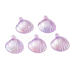 Pendenti acrilici opachi con placcatura uv&nbsp;PACR-M003-16