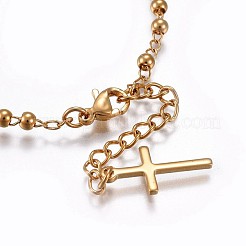 201 Charm-Armbänder aus Edelstahl&nbsp;BJEW-P258-15G