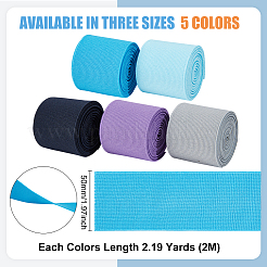 Bande élastique plate en polyester 10 m&nbsp;EC-BC0001-49B