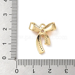 Messing micro pave klare zirkonia anhänger&nbsp;KK-D504-23A-G