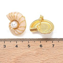 Pendientes de latón esmaltado para mujer&nbsp;KK-CBA760A-10G-04
