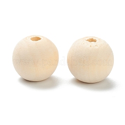 Perle di legno non finite naturali&nbsp;WOOD-XCP0001-19D
