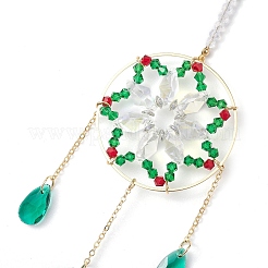 Ornements suspendus en perles de verre&nbsp;HJEW-TA00184