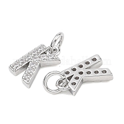 Ciondoli Shegrace in ottone con micro pavé di zirconi cubici trasparenti&nbsp;XGRQ29600-394P-K