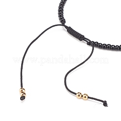 Murano mal de ojo y pulsera de cuentas de vidrio&nbsp;BJEW-JB08367-04