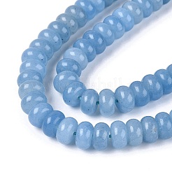 Chapelets de perles de jade blanche naturelle&nbsp;G-Q613-01F-10