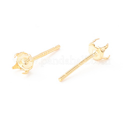 925 monture de clou d'oreille en argent sterling&nbsp;LS-STER-P047-06A-G