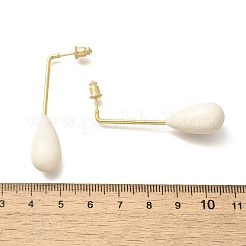Orecchini pendenti a goccia in ottone&nbsp;EJEW-A121-19A-01