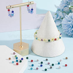 60 stücke 10 farben polymer clay strass perlen&nbsp;RB-PH0001-36