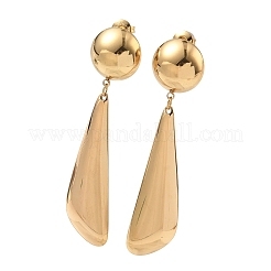 Orecchini pendenti in acciaio inossidabile 304 per donna&nbsp;EJEW-F412-01G-01