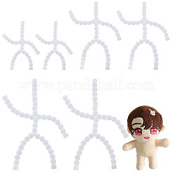 6 pz 3 stile action figure in plastica scheletro mobile&nbsp;DIY-PH0007-69