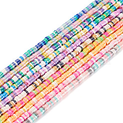 10 Strang 10 Farben handgemachte Polymer Clay Perlen&nbsp;CLAY-TA0001-52