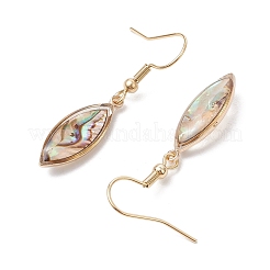 Paua naturales pendientes colgantes shell&nbsp;EJEW-JE06274-03