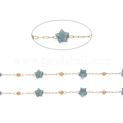 Chaînes satellites en acier inoxydable 304 avec placage ionique (IP)&nbsp;CHS-G019-01G-05