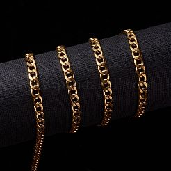 Ionenplattierung (IP) 304 Edelstahl Cuban Link Ketten&nbsp;CHS-G010-02G