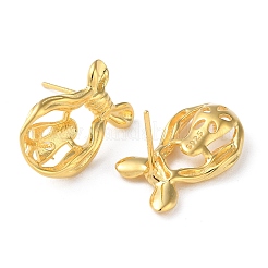 925 impostazioni di orecchini a bottone in argento sterling&nbsp;STER-M115-01G
