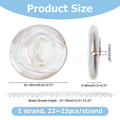 1 Strang natürliche Keshi-Perlen&nbsp;PEAR-HS0001-03