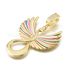 Pendentifs en laiton zircon cubique transparent&nbsp;KK-Z163-07G