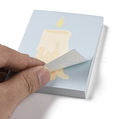 100 feuille de notes autocollantes pour bloc-notes&nbsp;LS-AJEW-R098-03C