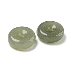Breloques en forme de beignet en jade néphrite naturel/jade hétien&nbsp;G-H036-07