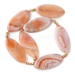 Naturelles feu crépitent agate perles brins&nbsp;G-F825-A01-01D