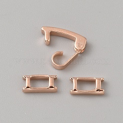 Messing-fach über Klammern&nbsp;KK-WH0079-109A-RG