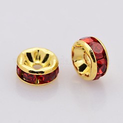 Perline distanziatori strass in ottone&nbsp;RB-A014-Z8mm-21G