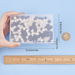 4 Strang 4 Stil gefärbte synthetische türkisfarbene Perlenstränge&nbsp;FIND-SC0002-78