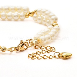 Braccialetti rotondi di perline di corniola naturale (tinti) per ragazze donne&nbsp;BJEW-TA00013