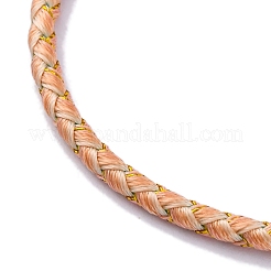 Fabrication de bracelets tressés en cordon polyester&nbsp;MAK-Z003-01G-09