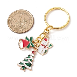 Weihnachtsthema legierung emaille schlüsselanhänger&nbsp;KEYC-JKC00922
