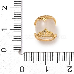 Perle a colonna in agata bianca naturale&nbsp;GG-D002-01G-01