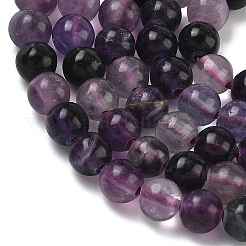 I filamenti di perline fluori viola naturale&nbsp;G-P530-B08-01