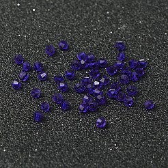 Perles bicone à facettes en verre d'imitation cristal cristallisé&nbsp;X-G22QS072