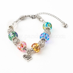 Pulseras europeas de acero inoxidable 304&nbsp;BJEW-JB06214
