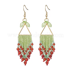 Boucles d'oreilles pendantes en acier inoxydable 304&nbsp;EJEW-MZ00513-02
