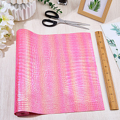 Tissu en cuir PU à motif crocodile&nbsp;DIY-WH20062-47D