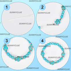 DIY-Armband-Set mit Ozeanmotiv&nbsp;DIY-SC0024-66