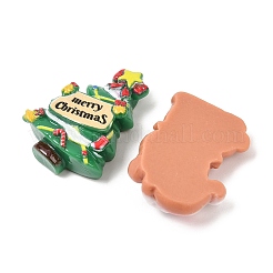 Weihnachtliche Cabochons aus undurchsichtigem Harz&nbsp;CRES-Z015-01A