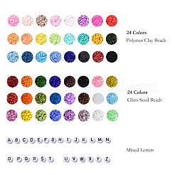 DIY Perlen Schmuck Kits&nbsp;DIY-JQ0001-09-4mm