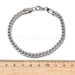 Panzerkettenarmbänder aus 304 Edelstahl für Damen und Herren&nbsp;BJEW-F529-07P