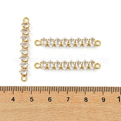Verbindungsanhänger mit durchsichtigem Zirkonia-Pavé aus Messing&nbsp;XGRQ3P401-642G