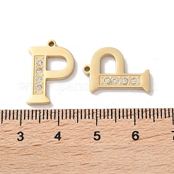 Pendenti in acciaio inossidabile 304 placcato oro 14k&nbsp;STAS-L022-157G-P