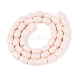 Opache perle di vetro fili&nbsp;GLAA-T028-14P-A02